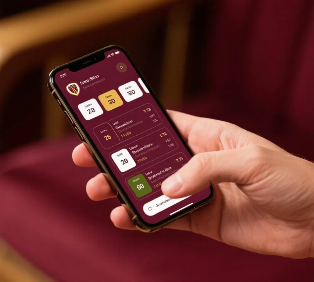 移动端查看赛事信息示意图