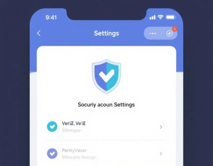 账户安全设置示意图